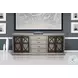 Hillside Hearth Gray 91" Media Console