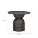 Cynthia Dark Emperador Outdoor Round Side Table