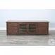 Cozy Luxe Dark Brown 72" Media Console