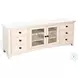 Rustic Refined White 72" Media Console