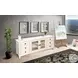 Rustic Refined White 72" Media Console