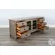 Ember Grace Gray 62" Media Console
