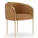Tension Vintage Camel Upholstered Dining Chair