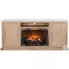Emberline Light Gray 78" Media Console with Electric Fireplace