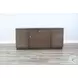 Whimora Black 2 Door 78" Media Cabinet