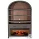 Arden Hearth Gray 52" Electric Fireplace Media