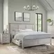 San Mateo White King Storage Panel Bed