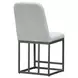 Navarro Outdoor Dining Gray Upholstered Outdoor Bar Stool Set of 2