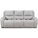 Westchester Platinum 92" Double Power Reclining Sofa with Power Headrest and USB Charging