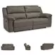 Laresview Fossil 92" Reclining Sofa