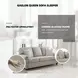 Gaelon Dune Queen 87" Sofa Sleeper
