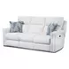 Madison Snow 88" Zero Gravity Power Reclining Sofa with Power Headrest and USB Charging