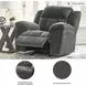 Frohn Graphite Rocker Recliner