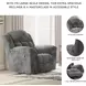 Frohn Graphite Rocker Recliner