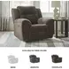 Frohn Chocolate Rocker Recliner