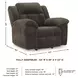 Frohn Chocolate Rocker Recliner