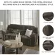 Frohn Chocolate 91" Reclining Sofa