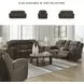 Frohn Chocolate 91" Reclining Sofa