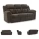 Frohn Chocolate 91" Reclining Sofa