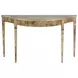 Chester Light Brown Demilune Console Table