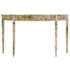 Chester Light Brown Demilune Console Table
