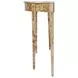 Chester Light Brown Demilune Console Table