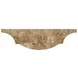 Chester Light Brown Demilune Console Table