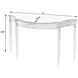 Chester Light Brown Demilune Console Table