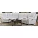 Brookfield White Leather Modular Zero Gravity Triple Power Reclining Sectional with USB Charging