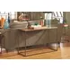 Soho Khaki Travertine Sofa Table