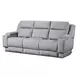 Belmont Charcoal 91" Zero Gravity Triple Power Reclining Sofa with Drop Down Table and USB Charging