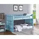 Cargo Aqua Twin Over Twin Bunk Bed