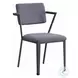 Cargo Gray Fabric and Gunmetal Office Chair
