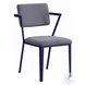 Cargo Gray Fabric and Blue Office Chair