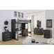 Cargo Gray Synthetic Leather and Gunmetal Chair