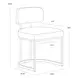 Sylvara Bravo Black and Halton Birch Performance Fabric Dining Chair