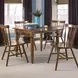 Creations Tobacco 5 Piece Extendable Drop Leaf Dining Set