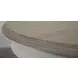 Jameson Pale Taupe and Antique Oak Round Cocktail Table