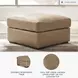 Bandon Toffee Oversized Accent Ottoman