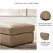 Bandon Toffee Oversized Accent Ottoman