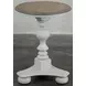 Jameson Pale Taupe and Antique Oak Round End Table