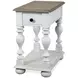 Jameson Pale Taupe and Antique Oak Round Occasional Table Set