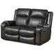 Contour Fossil Leather 60" Reclining Loveseat