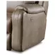 Contour Cocoa 60" Power Reclining Loveseat with Power Headrest and USB Charging