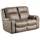 Contour Cocoa 60" Power Reclining Loveseat with Power Headrest and USB Charging