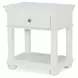 Canterbury 2.0 Natural White 1 Drawer Nightstand with Motion Light