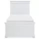 Canterbury 2.0 Natural White Twin Panel Bed