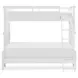 Canterbury 2.0 Natural White Twin Over Full Bunk Bed