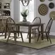Hearthstone Tobacco Extendable Rectangular Leg Dining Table