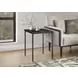 3827 Black Square Accent Table